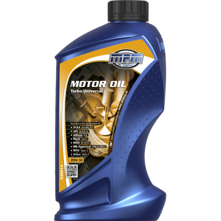 MPM MOTOR OIL 20W-50 TURBO UNIVERSAL 1L